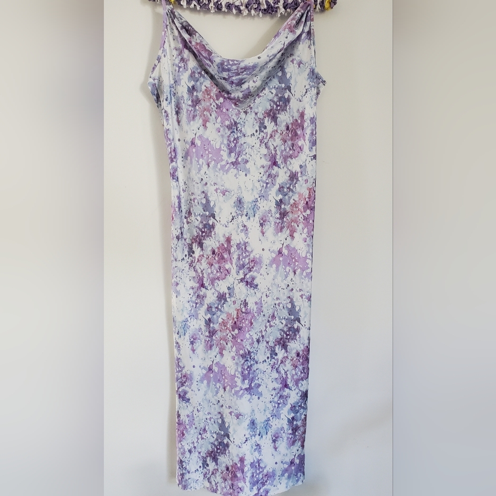 Bebe Cowl Neck Slip Dress